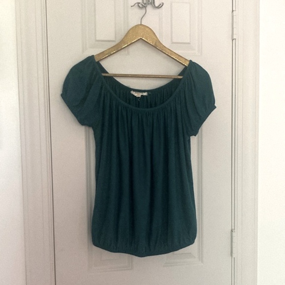 Anthropologie Porridge Off-the-Shoulder Slub Tee